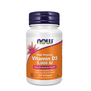 NOW D3 5000iu 120x - Softgel