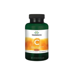 Swanson Vitamin C 1000 mg + Ekstrakt Šipka 90x - Kapsule