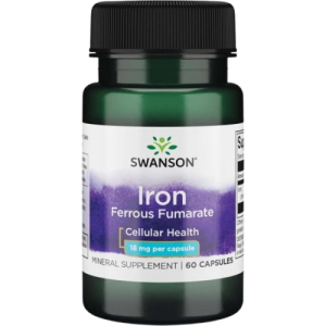 Swanson Iron Fumarate (Željezo) 60x - Kapsule