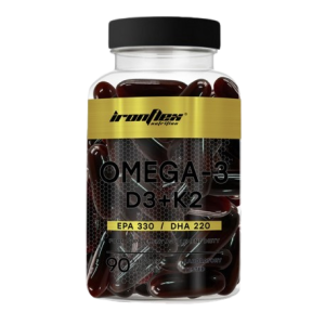 IronFlex Omega3 D3+K2 90x - Softgel