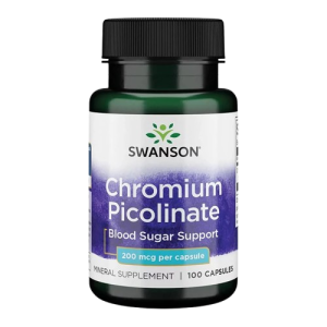 Swanson Krom-Pikolinat 200mcg 100x - Kapsule